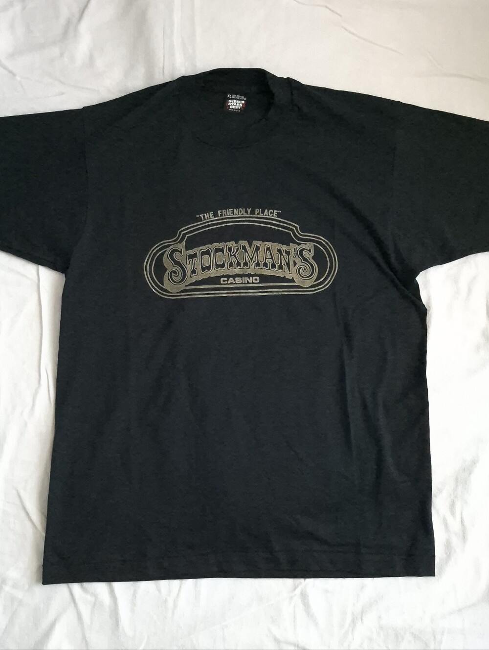 Vintage Late 80s Stockman's Casino Fallon NV T-Shirt Screen Stars Best